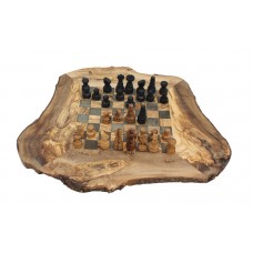 Scacchiera in Legno di Ulivo Artigianale - 33x33cm