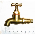 Brass tap, bibcock Ø 12 mm
