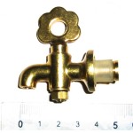 Brass tap, bibcock Ø 11 mm