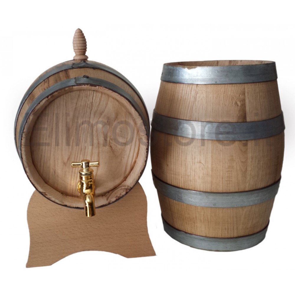 2 l Chestnut wooden barrel 