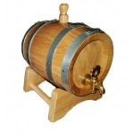 Barrel in oak wood for aging grappa 0.5 lt