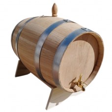 Botte in rovere da 15 litri - Ideale per vino, distillati e aceto balsamico