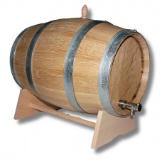 Botte in Rovere da 10 Litri - Ideale per Invecchiamento e Conservazione di Vino e Distillati