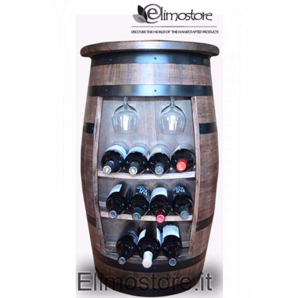 Half Barrel Wine Rack 100 lt 10 bottles PBM
