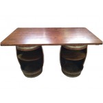 Botte botti tavolo bancone in castagno H 82 cm