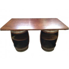 Botte botti tavolo bancone in castagno H 82 cm