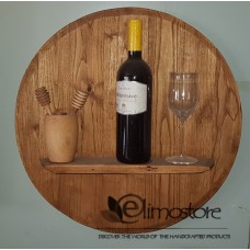Fondo o testa  barriques portabottiglie da muro