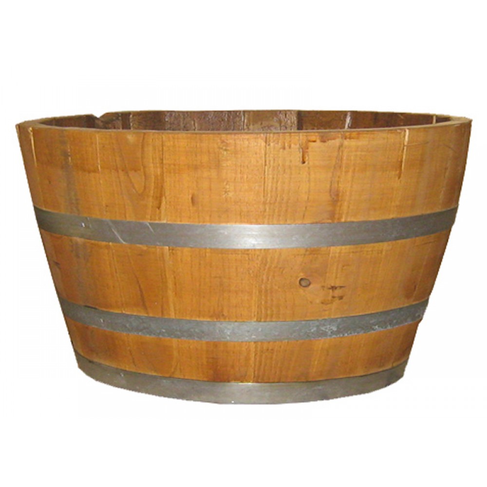 Half chestnut barrel 50 lt