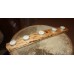 Porta 5 tea light doppia canna Scotch Whisky doga di rovere portacandele