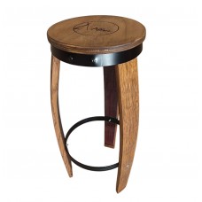 Sgabello botte bar doghe rovere da barrique 71 CM 