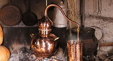 Alambicchi distillatori in rame